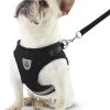 Hondentuig, Hondenharnas Met Hondenriem – Reflecterend - Zwart – Maat S (borst 30-35 Cm)