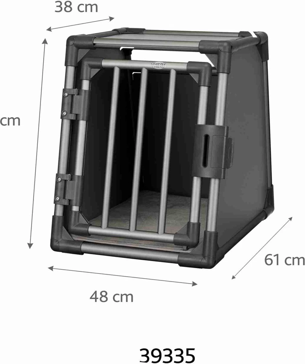 Trixie Vervoersbox Aluminium Grafiet - S 61X48X56 CM - Afbeelding 7