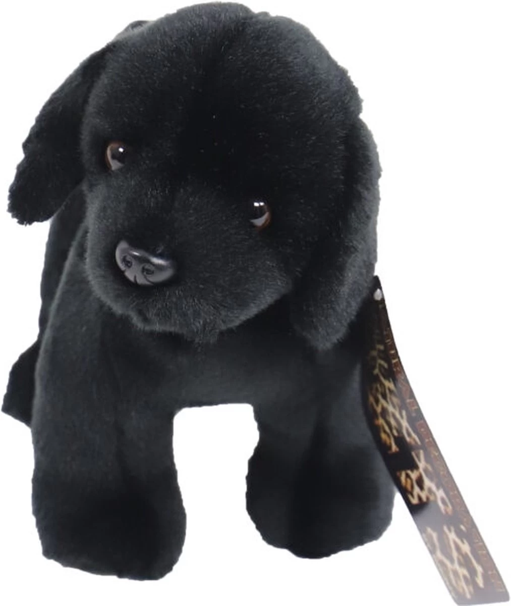 Boony - Natural Decoration - Labrador Pluche Staand - Zwart - 20 Cm - Afbeelding 2