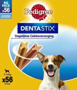 Pedigree Dentastix Kauwstaven - Gebitsverzorgende Hondensnacks - Mini - 56 Stuks