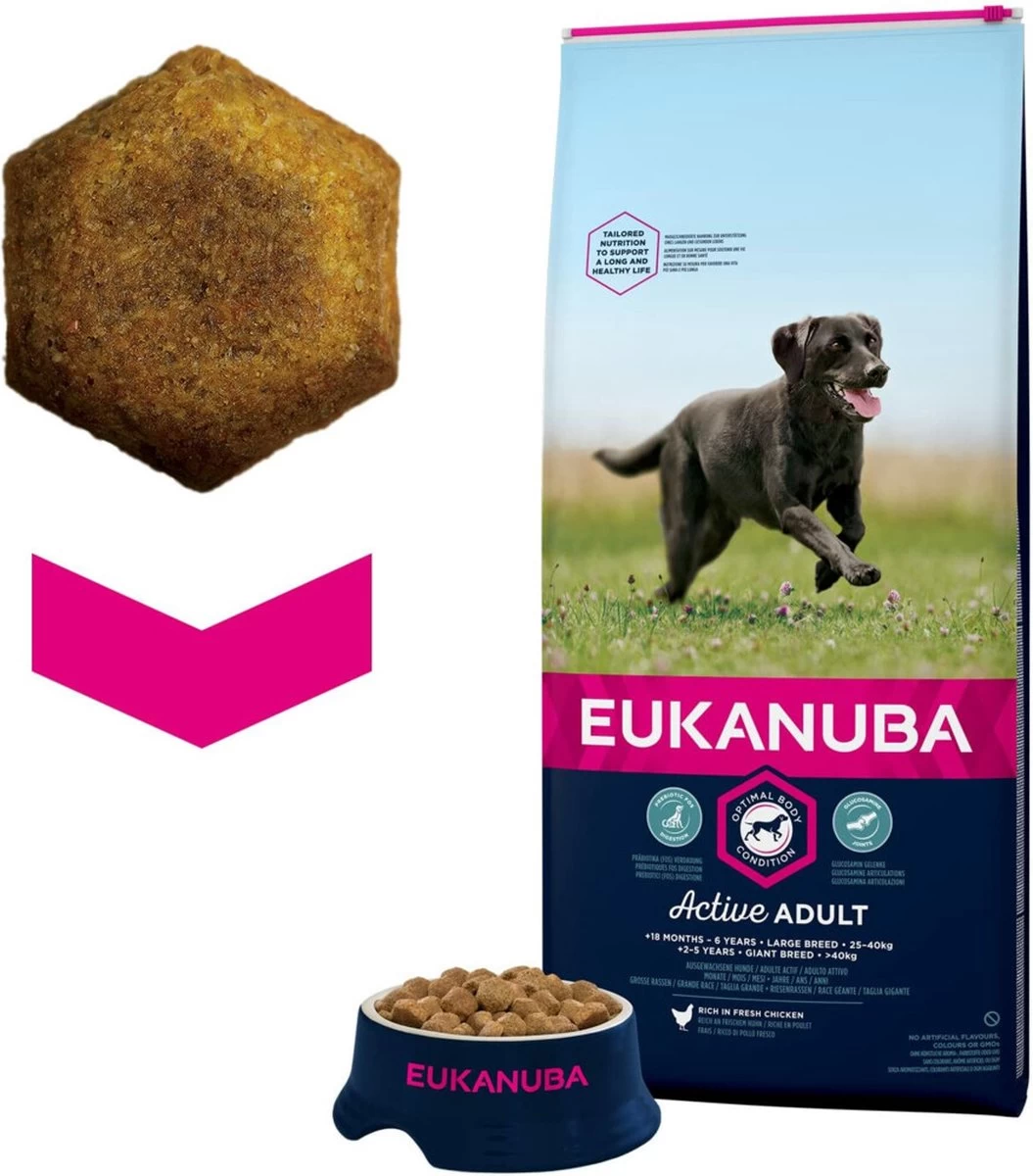Eukanuba Dog Adult - Large Breed - Kip - Hondenvoer - 12 Kg - Afbeelding 5