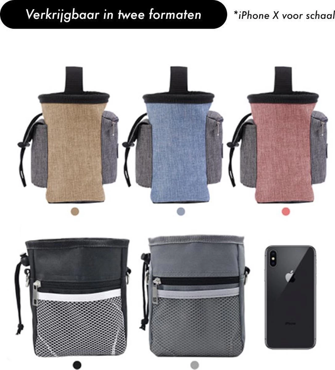 Honden Beloning Tasje – Beloningstasje - Honden Snoepjes – Beloningszakje – Poepzakjeshouder - Afbeelding 2