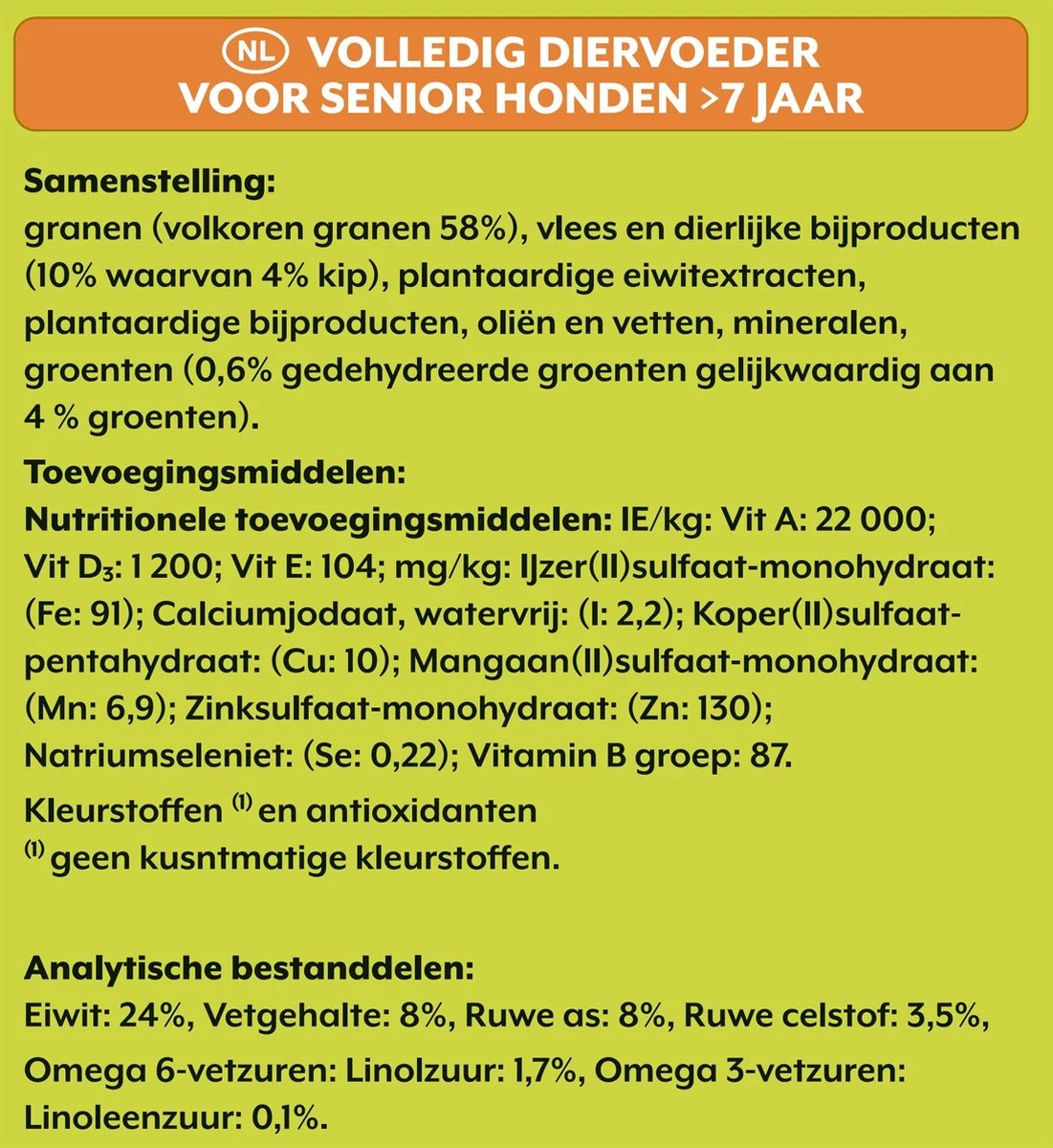 Bonzo Droog Senior - Hondenvoer Kip & Groenten - 15 Kg - Afbeelding 10