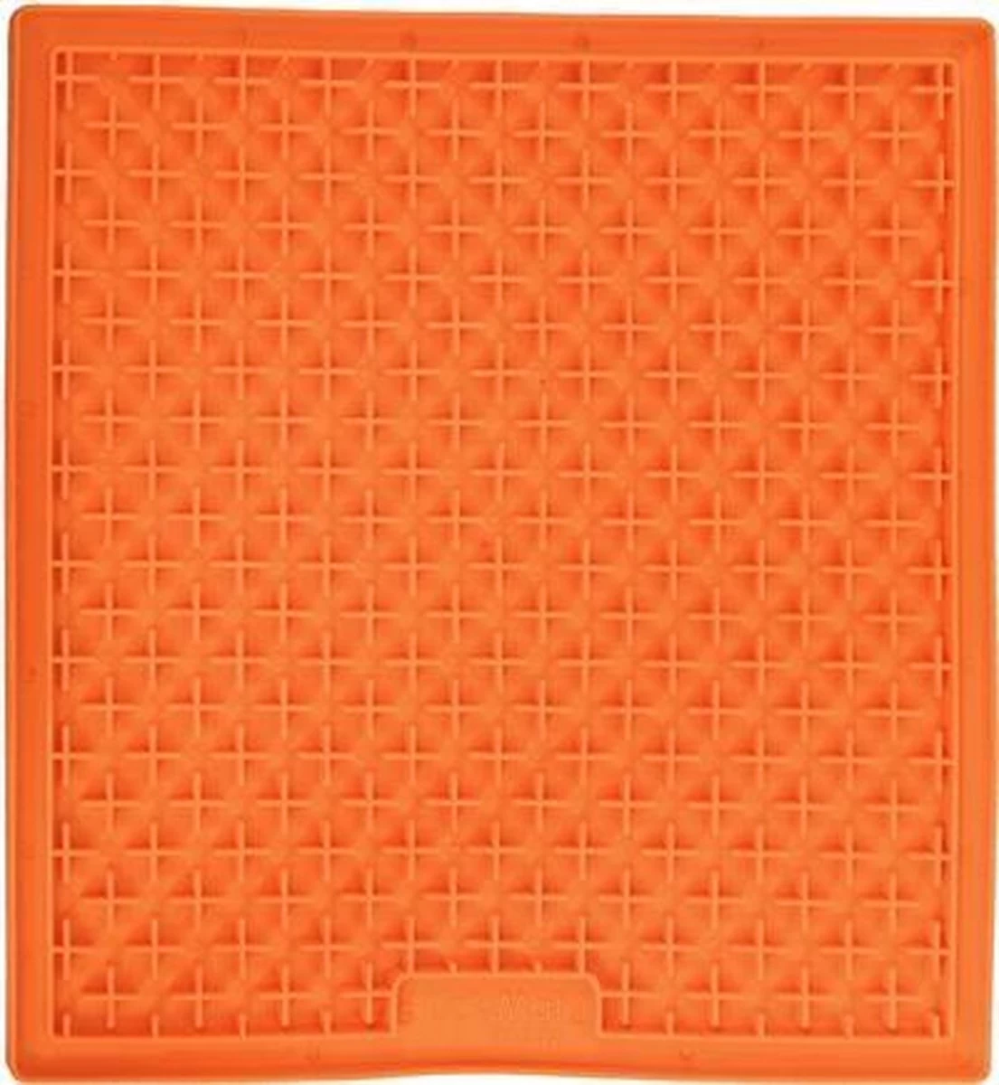 Lickimat Buddy - Voermat - Slow Feeder - 20 Cm - Oranje - Afbeelding 2