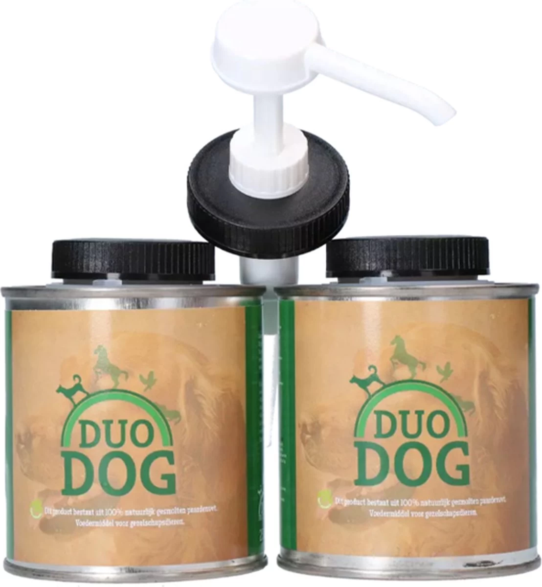 Duo Dog Hond/Kat Starterspakket + Pompje 2x 250 ML - Afbeelding 2