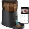 PetHero 3 Voerautomaat Zwart - Verstelbare Camera - Smartphone Besturing - Automatische Voerbak Voor Kat Of Hond - 6.0 L