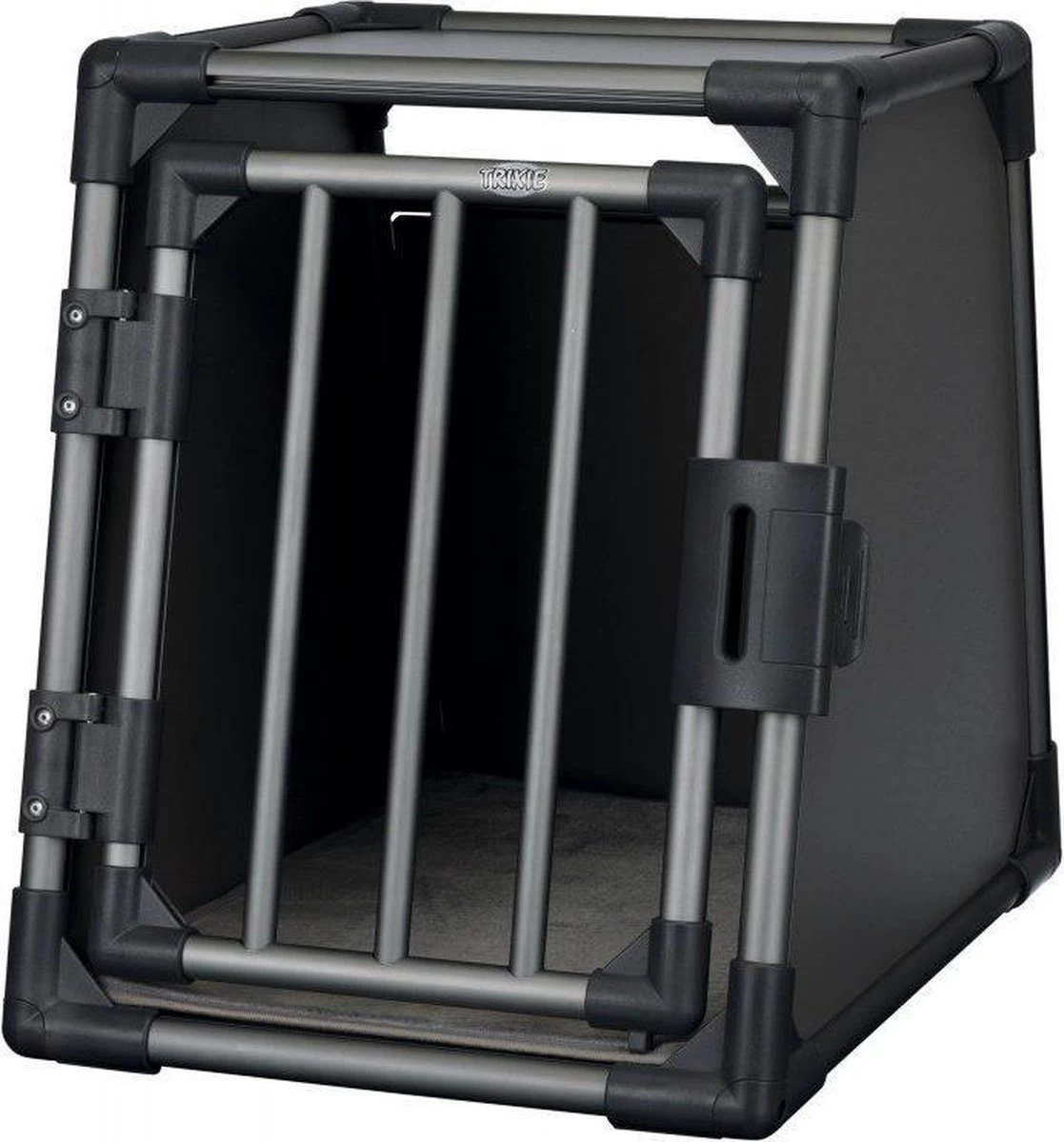 Trixie Vervoersbox Aluminium Grafiet - S 61X48X56 CM