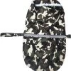 Waterproof Regenjas Maat L- Poncho Voor Honden Met Reflectie Strip - Camouflage Groen