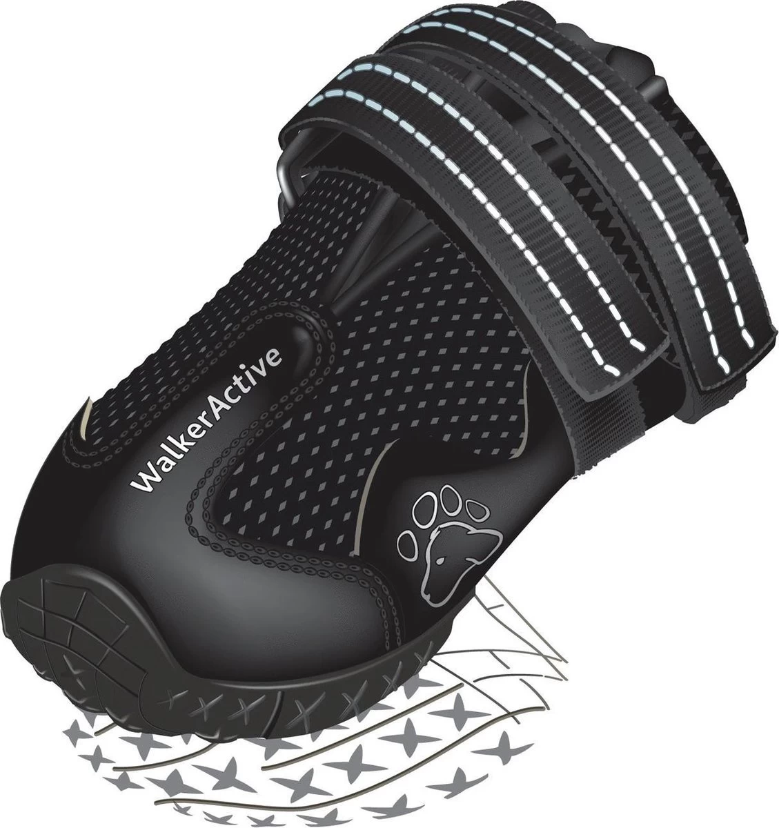 Trixie Walker Active Hondenschoen - Maat S - 2 St. - Afbeelding 14