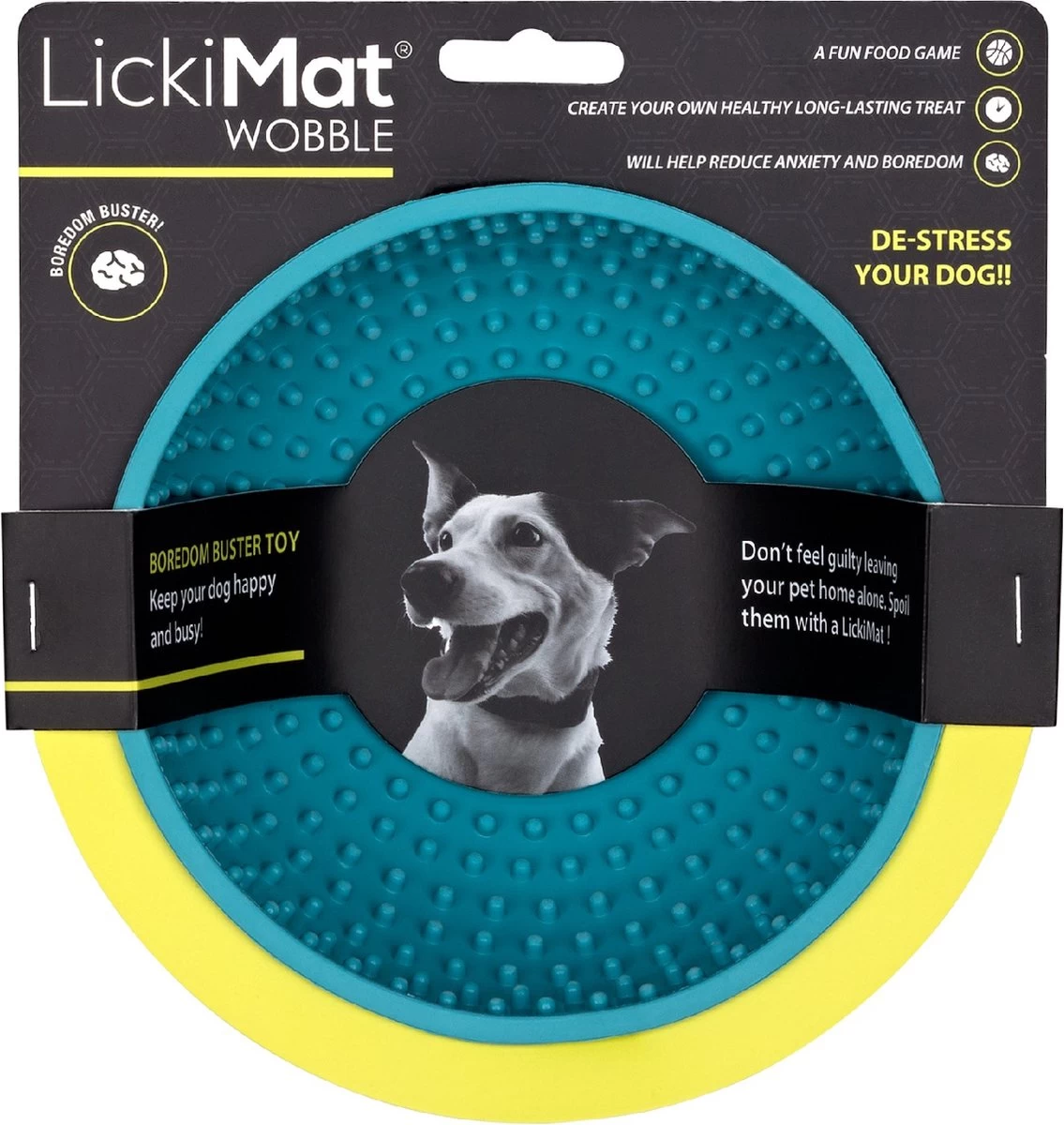 Lickimat - Wobble - Likmat Voor Vers Vlees - Turquoise