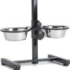 Beeztees Standaard - Dinerset Hond - Zwart - 13 Cm