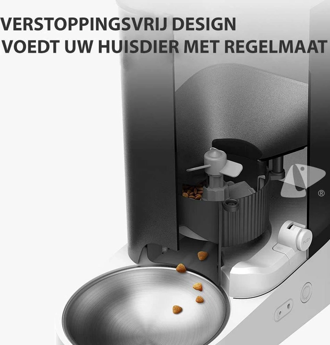 PETKIT® Eversweet SOLO + Element SOLO ZWART – Drinkfontein Kat – Automatische Voerbak Kat – Met App - Afbeelding 2