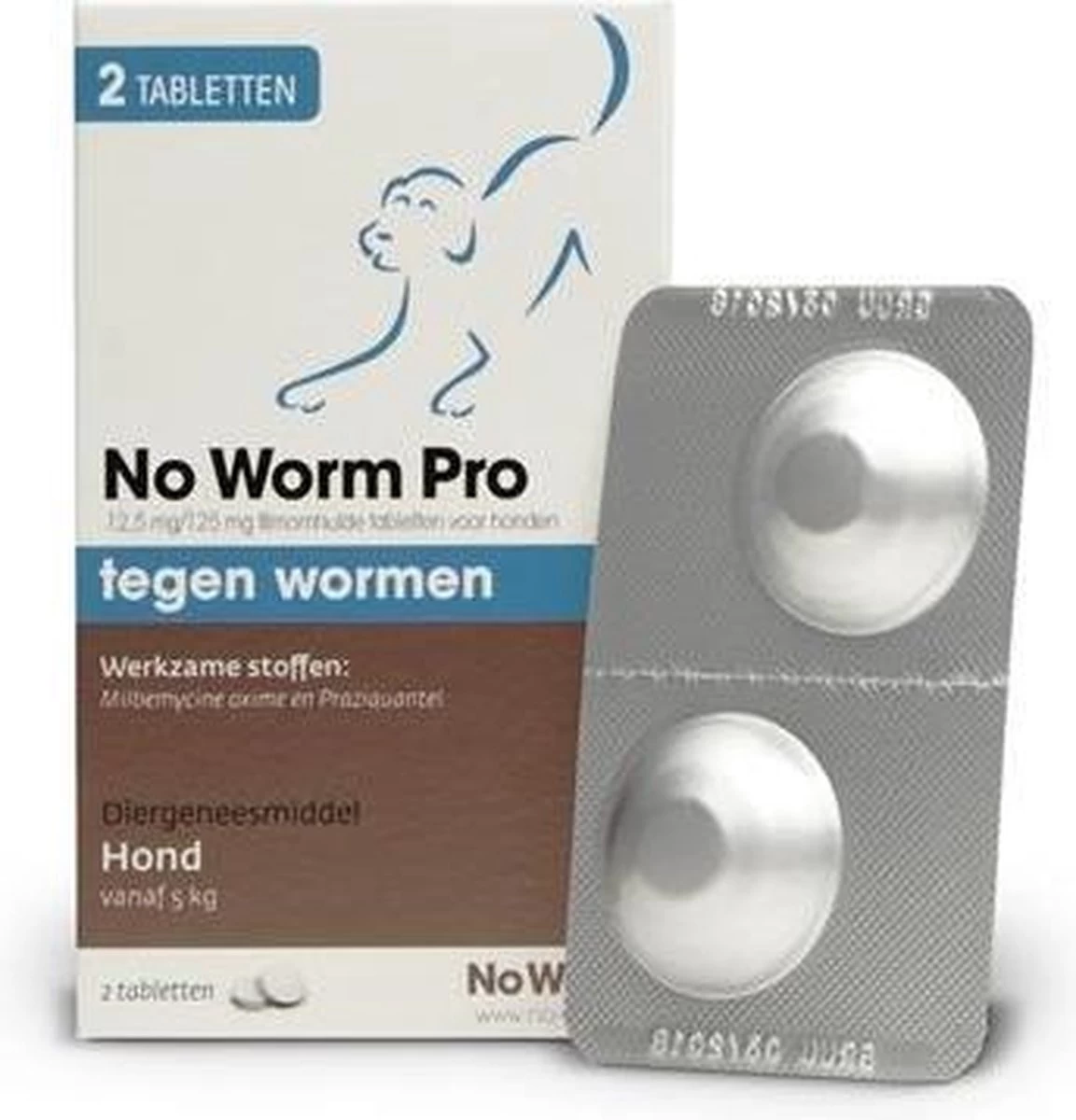 Emax Exil No Worm Pro - Kleine Hond - 4 Tabletten - Afbeelding 6