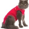 Medical Pet Shirt Kat - Rood - XXS