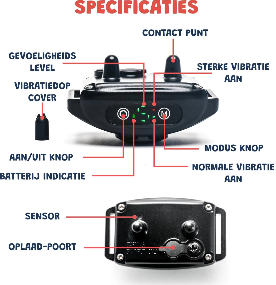 Anti Blafband - Blafband Voor Honden - Oplaadbaar - Anti Blaf Apparaat - Blafband - Diervriendelijk - Afbeelding 12