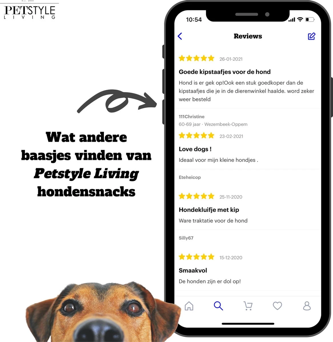 Petstyleliving Geknoopt Bot Met Kip 20-21cm - 6 Stuks - Hersluitbaar - Hondensnacks - Afbeelding 4