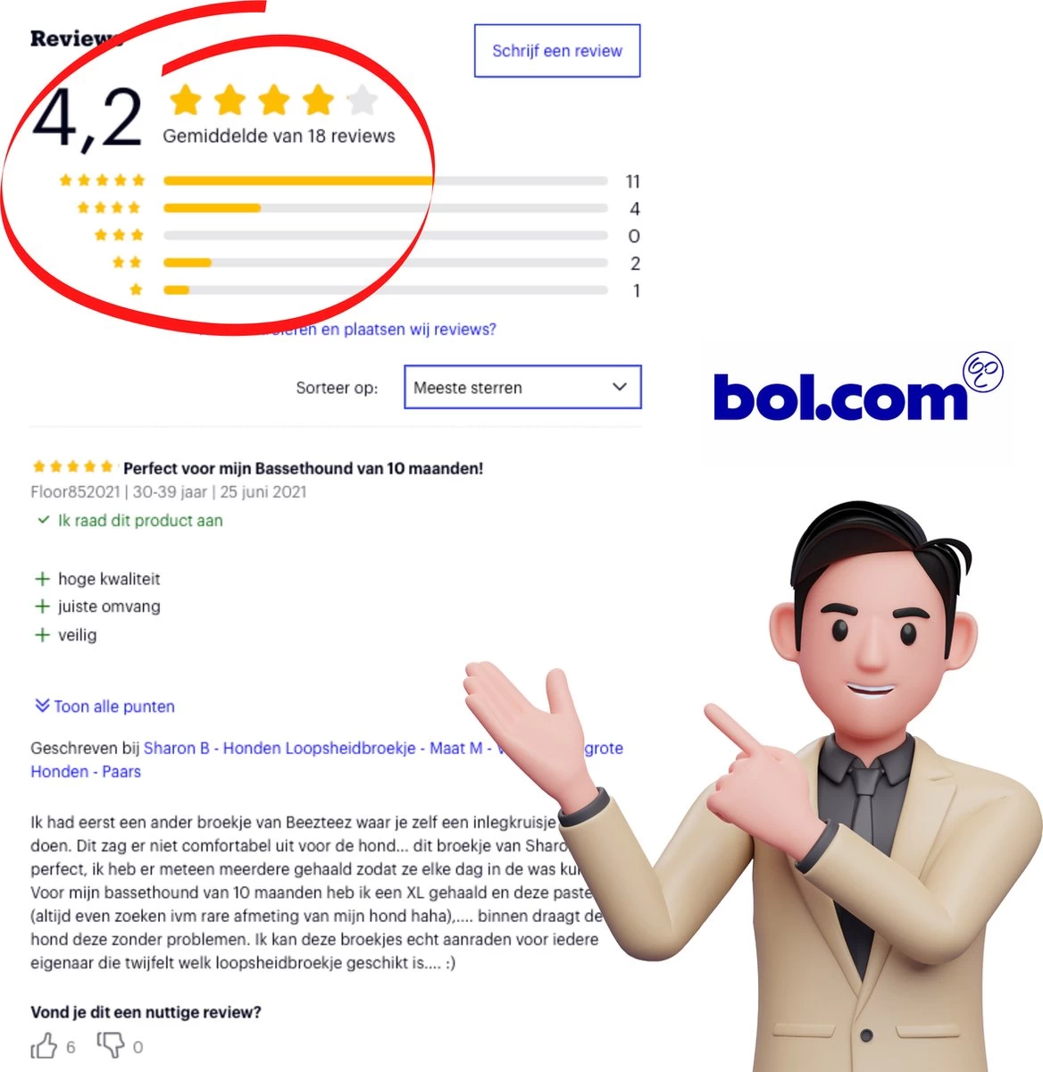 Loopsheidbroekje Hond - Bruin - Maat XL - Voor Grote Honden - Herbruikbaar - Hondenbroekje - Hondenluier - Loopsheid - Ongesteldheid - Voorkomt Ongewenste Zwangerschappen Bij Teefjes - Milieuvriendelijk - Verantwoord - Perfecte Pasvorm - Afbeelding 9