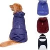 Honden Regenjas Blauw -Honden Poncho - Maat 3XL (ruglengte 55cm)