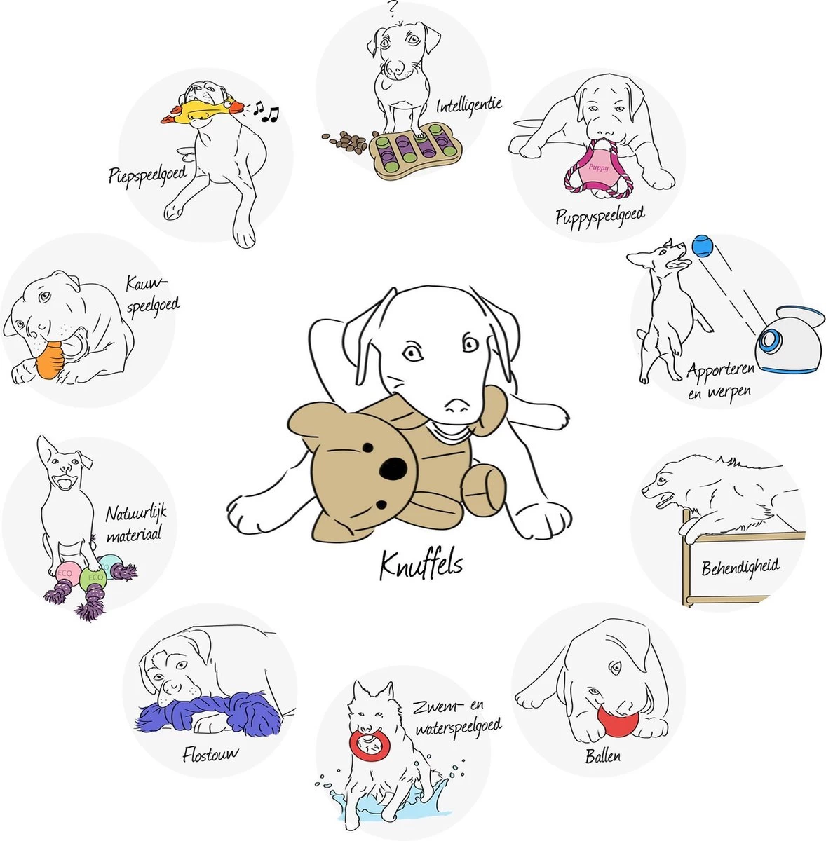 Beeztees Flatino Vos - Hondenspeelgoed - Bruin - 52x15x2,5 Cm - Afbeelding 2