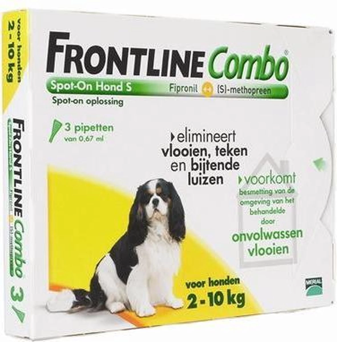 Frontline Combo - M: Van 10 Tot 20 Kg - Anti Vlooienmiddel En Tekenmiddel - Hond - 3 Pipetten - Afbeelding 2