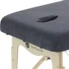 Hoeslaken Massagetafel Grijs- Extra Dik - Badstof Stretch - Met Uitsparing
