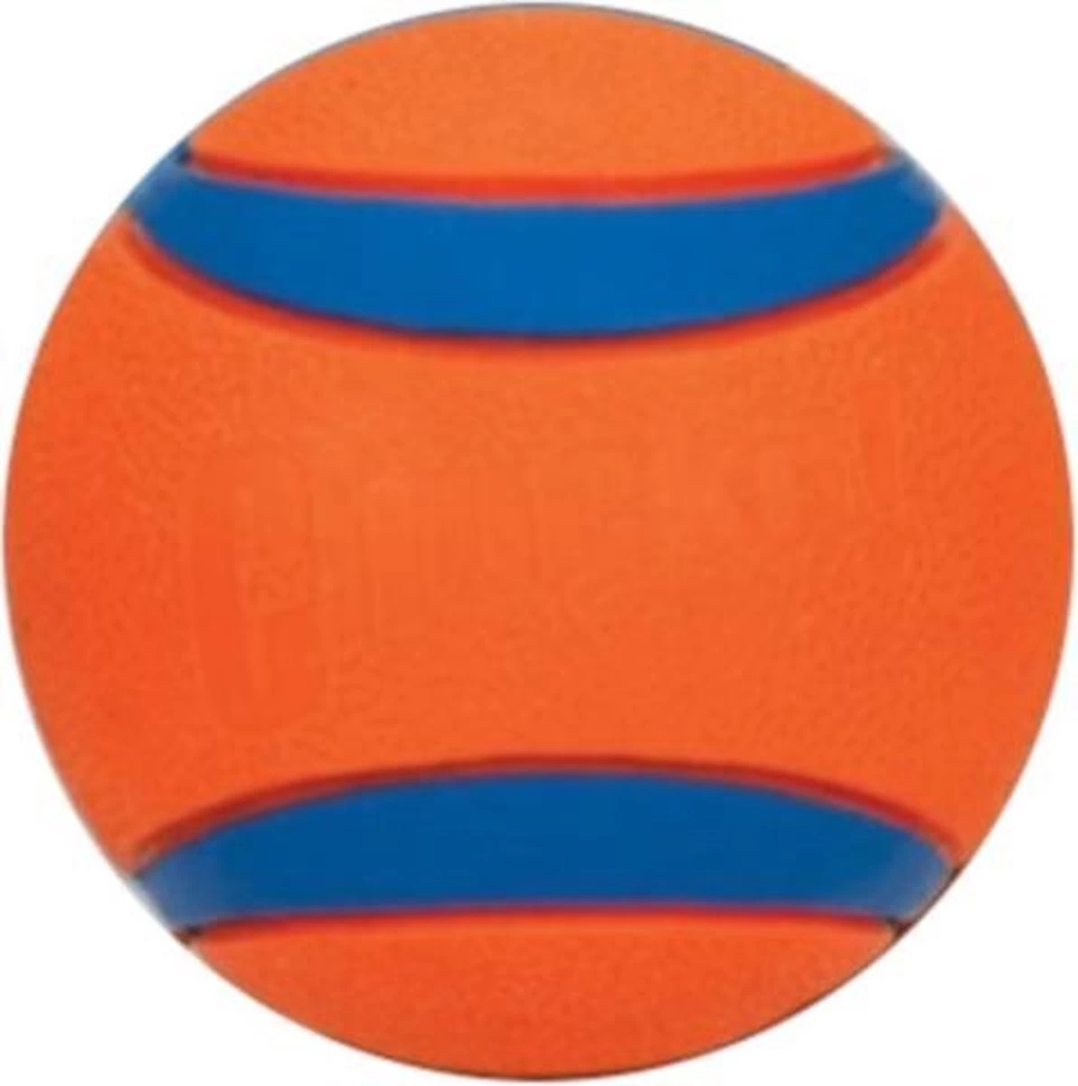 Chuckit! Ultra Ball L – Honden Speelgoed – Apporteren – Drijft Op Water – Stuitert – Veilig Voor Gebit – Honden Bal – Ideaal Met De Ballenwerper – Ø 7cm – Oranje/Blauw – Apporteerspeelgoed – 2-Pack - Afbeelding 5