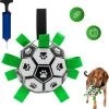 Honden Speelgoed Bal Voetbal Extra Sterk Met Handvaten Ball Hondenbal - 15 Cm - Dutchwide