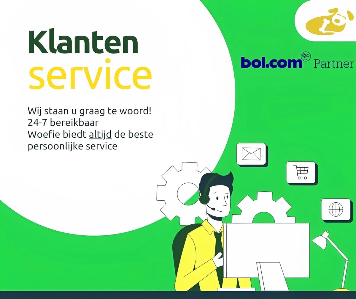 Woefie Honden Anti Stress Vest - Hond Blaffen - Maat M - Reflecterend - Thundershirt - Grijs - Afbeelding 7