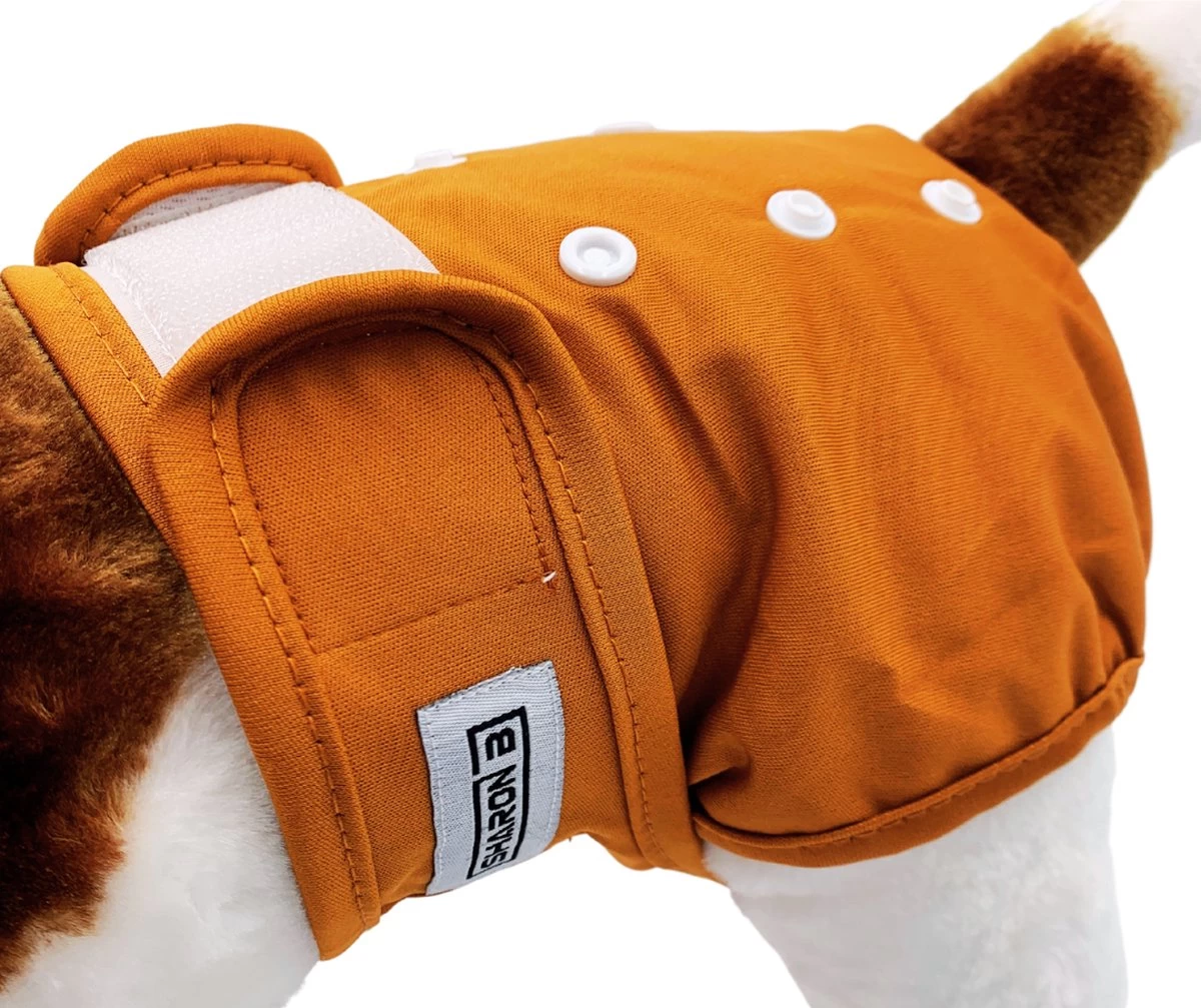 Loopsheidbroekje Hond - Bruin - Maat XL - Voor Grote Honden - Herbruikbaar - Hondenbroekje - Hondenluier - Loopsheid - Ongesteldheid - Voorkomt Ongewenste Zwangerschappen Bij Teefjes - Milieuvriendelijk - Verantwoord - Perfecte Pasvorm - Afbeelding 11