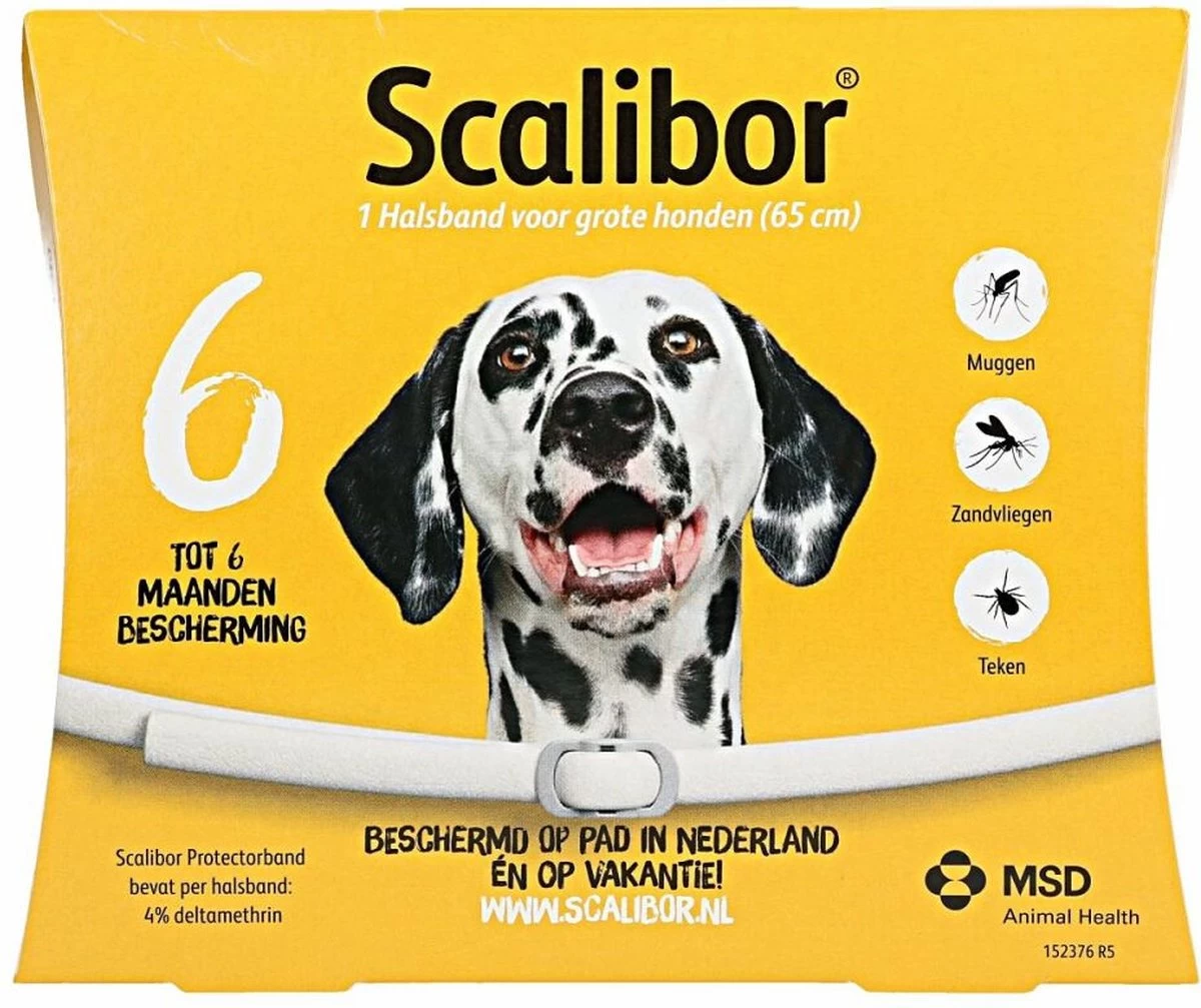 MSD Intervet Tekenband Scalibor Grote Rassen - Large (65 Cm) - Afbeelding 2