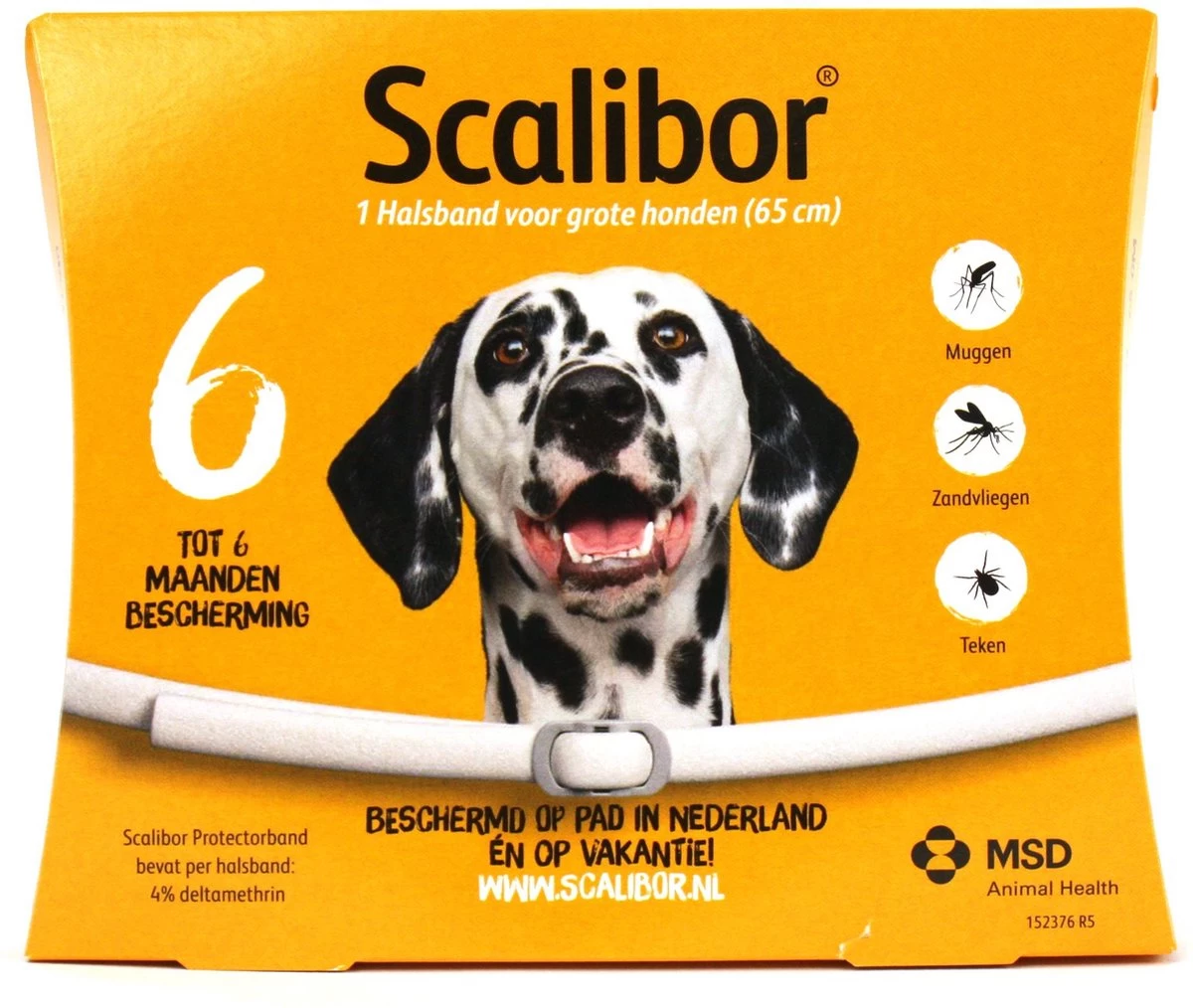 MSD Intervet Tekenband Scalibor Grote Rassen - Large (65 Cm) - Afbeelding 5