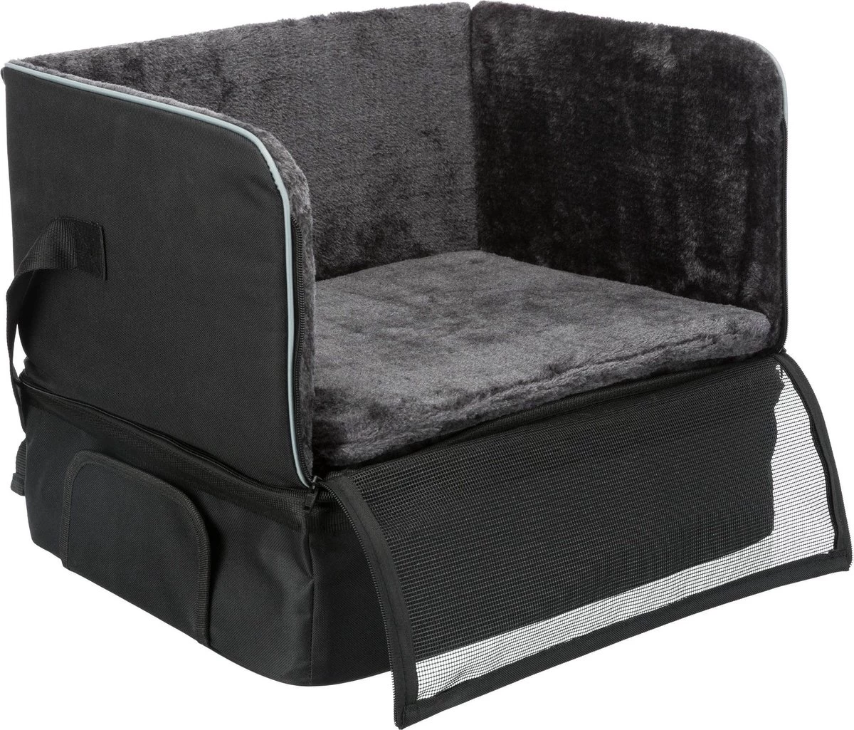 Trixie Autostoel Voor Kleine Honden Zwart - 45X38X37 CM - Afbeelding 4