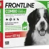 Frontline Combo - XL: Van 40 Tot 60 Kg - Anti Vlooienmiddel En Tekenmiddel - Hond - 6 Pipetten