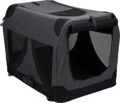 Adori Reis Bench Zwart - Hondenbench - 61x41x41 Cm