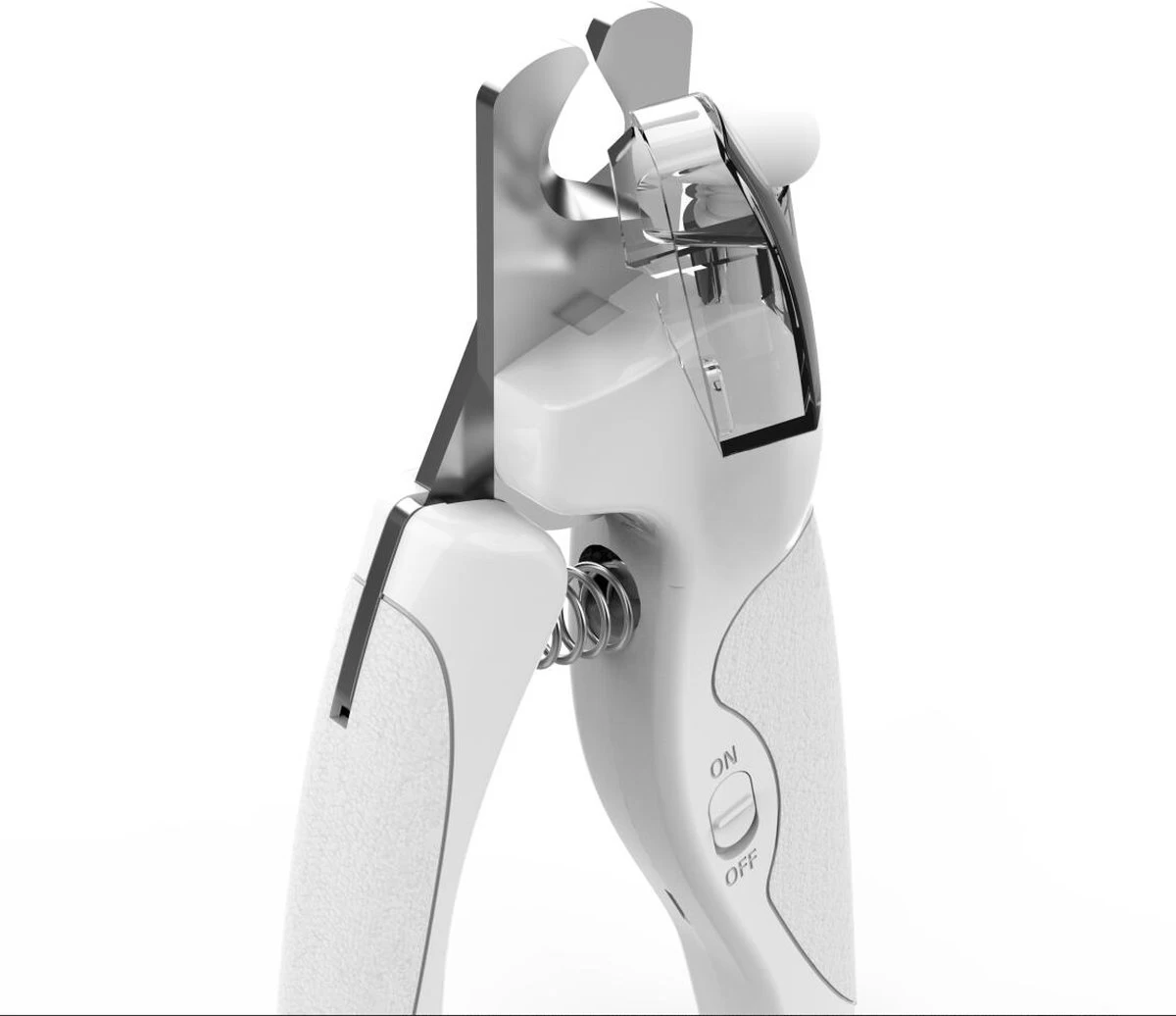 Professionele Oplaadbare LED Licht Nagelknipper, Hond, Kat, Knaagdier, Huisdieren | Dog, Cat, Nail Clipper LED Light, Rechargeable, USB Kabel | Nagelvijl - Nagelschaar Met Vijl, Opvang Van Nagels | Vergrootglas 5x | Extreem Veilig & 100% Effectief - Afbeelding 10