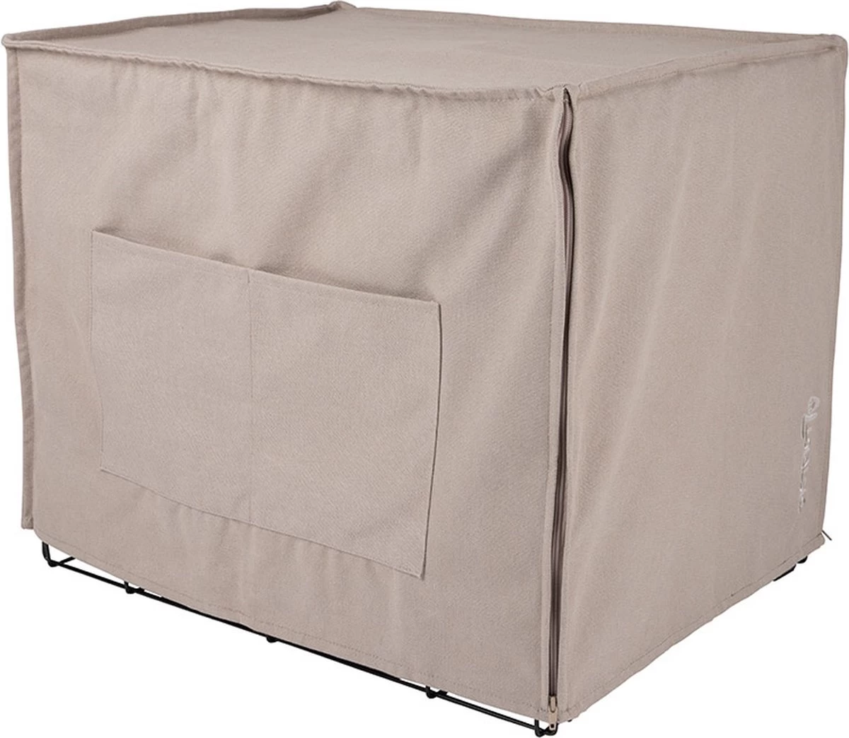 District 70 CRATE Cover - Stijlvolle Benchhoes - Canvas & Katoen - Verkrijgbaar In 5 Maten - Donkergrijs & Zand - Maat: L - 94 X 63 X 66 Cm, Kleur: Zand - Afbeelding 6