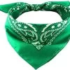Merkloos Bandana - Groen - Unisex - Festival - Carnaval - Bandana Hond