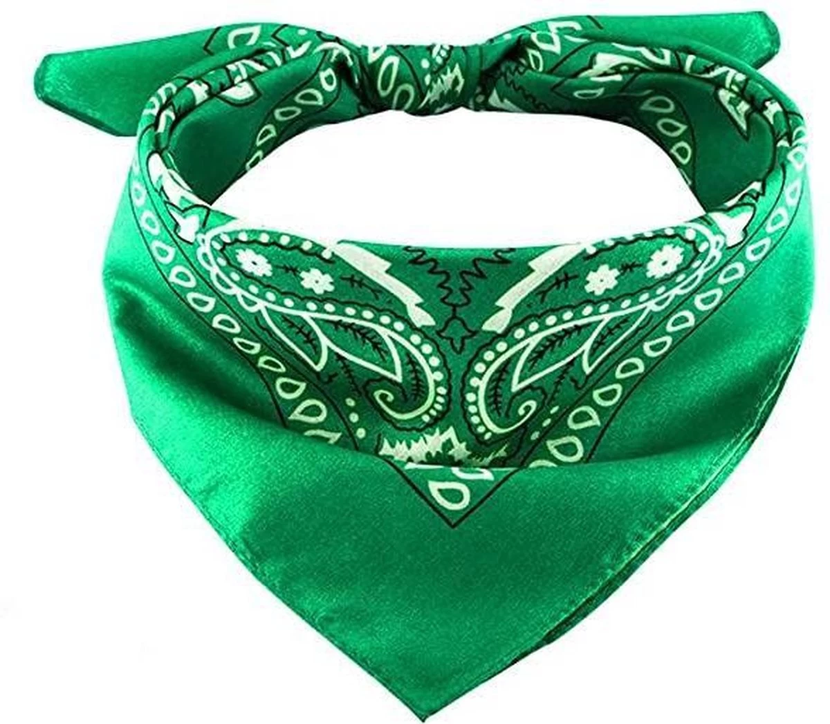 Merkloos Bandana - Groen - Unisex - Festival - Carnaval - Bandana Hond