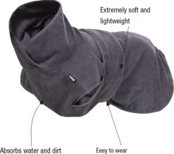 Rukka Pets Micro Light Badjas - Lichtgewicht - Microvezel - Sterk Absorberend - Maat L