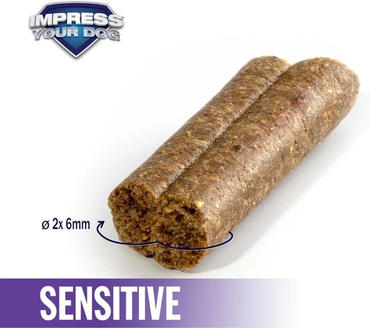 Impress Your Dog Sensitive Geperste Brok 12,5KG - Afbeelding 2