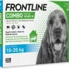 Frontline Combo - M: Van 10 Tot 20 Kg - Anti Vlooienmiddel En Tekenmiddel - Hond - 3 Pipetten