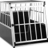 Cadoca Honden Transportbox L – Aluminium – 90x66x72cm Afsluitbaar
