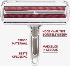 Merkloos Hoogwaardige - Huisdierhaar Verwijderaar - Hondenhaar - Pluizenborstel - Ontharingsborstel - Wit