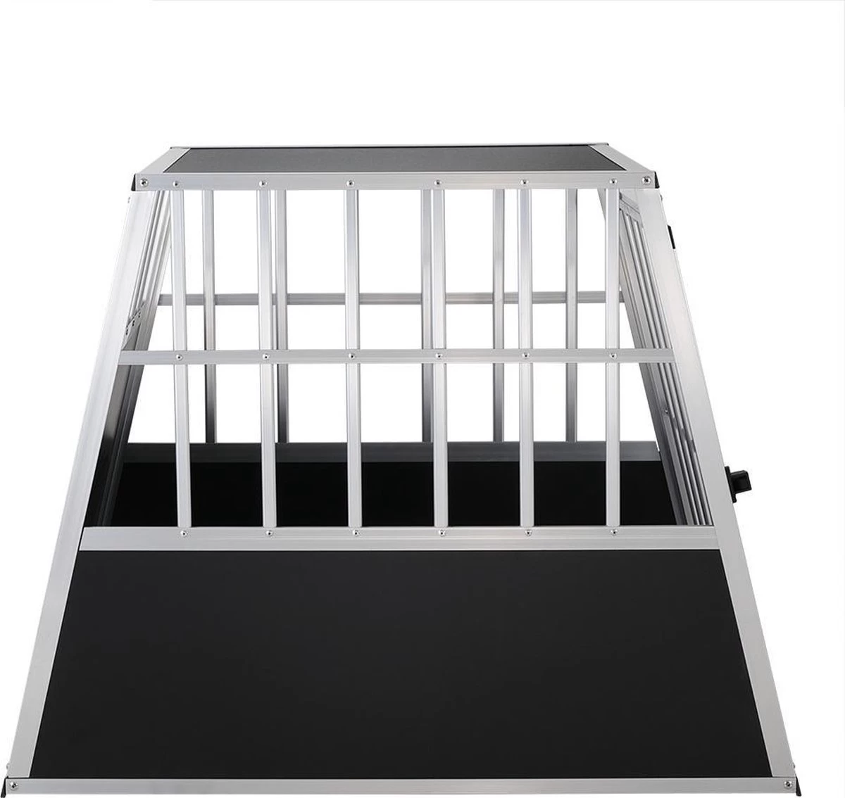 Cadoca Honden Transportbox L – Aluminium – 90x66x72cm Afsluitbaar - Afbeelding 9