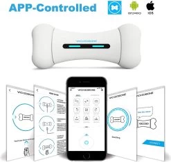 Wickedbone - Automatisch, Interactief En Intelligent Speelgoed Voor Honden - App & Bluetooth Bestuurbaar - USB Oplaadbaar