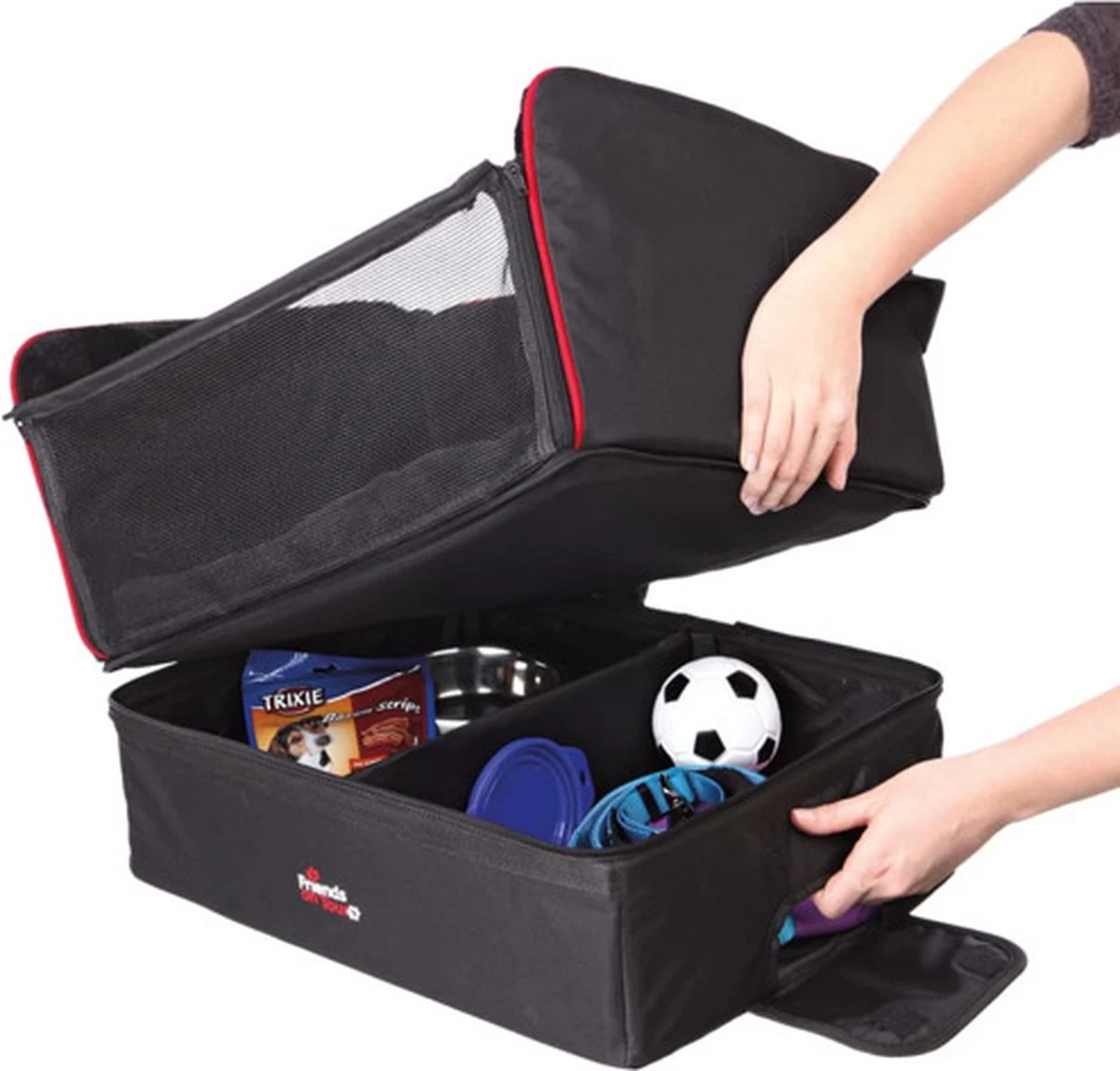 Trixie Autostoel Voor Kleine Honden Zwart - 45X38X37 CM - Afbeelding 2