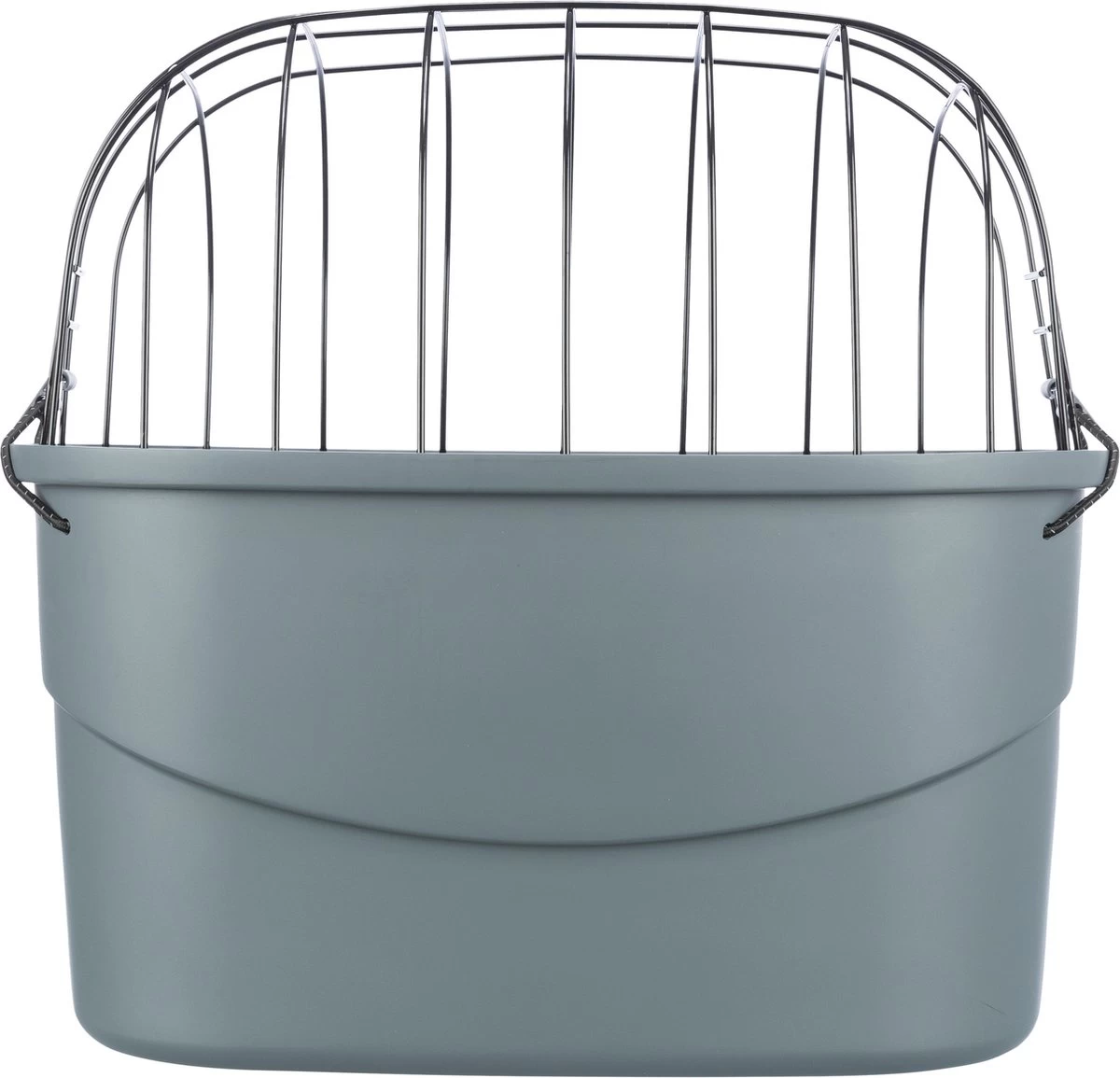 Trixie Stuur-Fietsmand Kunststof Grijs - 42X30X39 CM TOT 5 KG - Afbeelding 3