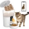 Smart Pet Feeder Voerautomaat - Breedbeeld Camera - Spraakbericht Opname - Smartphone Besturing - Automatische Voerbak Voor Kat Of Hond 3.5L