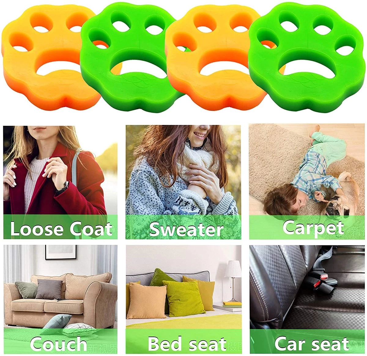 Merkloos Voordeelwinkel - Huisdier Haar Verwijderaar - Katten Haar Verwijderaar - Honden Haar Verwijderaar - Pluizen Verwijderaar - Pluizen Van Kleding Verwijderen - Haar Verwijderaar Voor Huisdieren - Dierenhaar - Hondenhaar- Kattenhaar - Wasmachine - Droger - Afbeelding 3