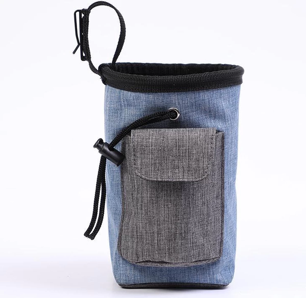 Honden Beloningstasje - Honden Beloningszakje - Treat Pouch - Honden Puppy Training - Poepzakjes Houder - Puppy Benodigdheden - Honden Snacktasje - Blauw 17x15cm - Afbeelding 7